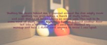 Colorful billiard ball on the billiard table